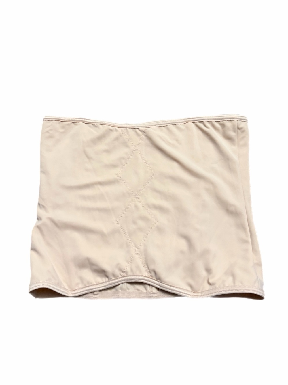 90s European Vintage Corset Belt Waist Cincher Shapewear (Nude/Tan) Size Large